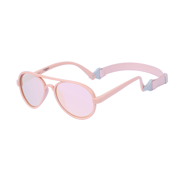 Aviator Toddler Age 2-6, Pink with Pink Lens